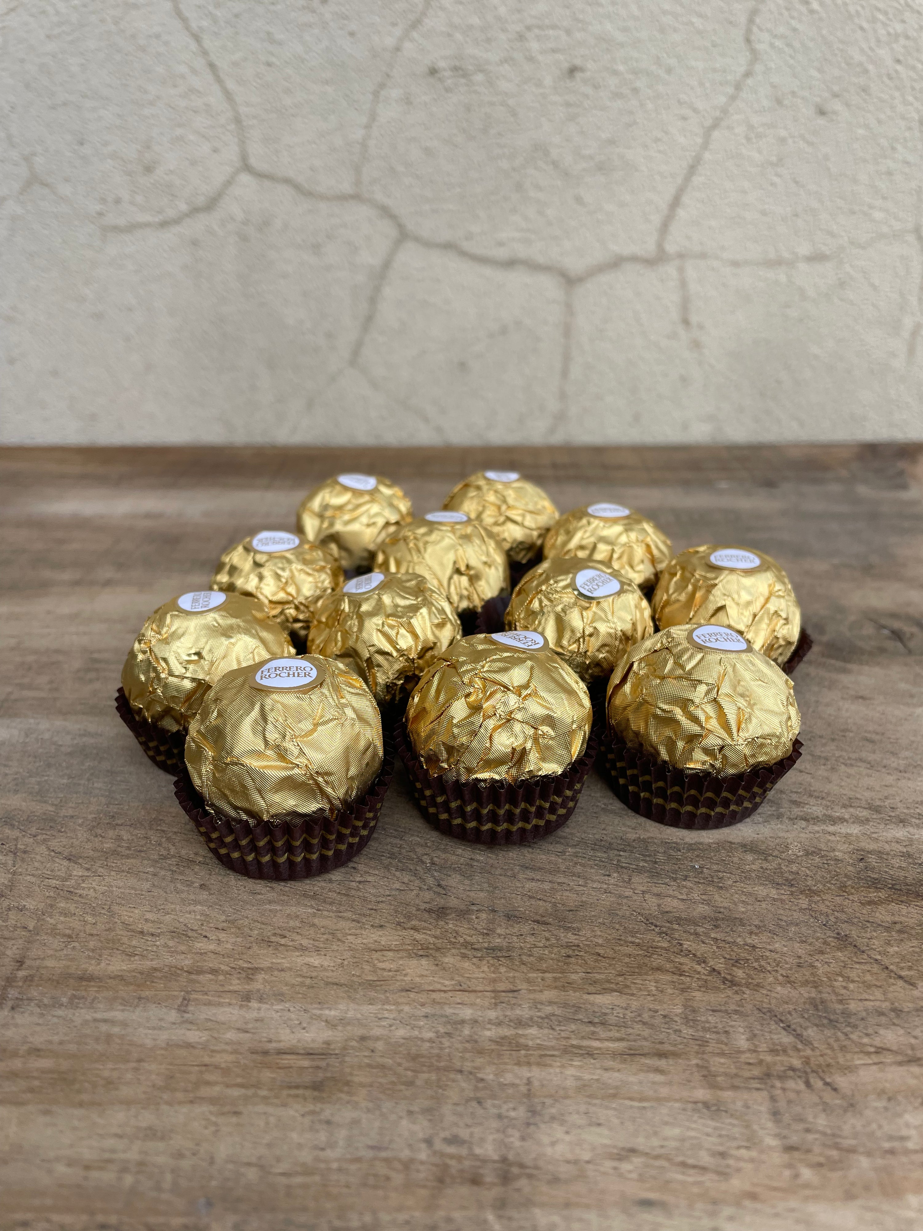 Ferrero Rocher 12-pack chocolate add-on with flowers