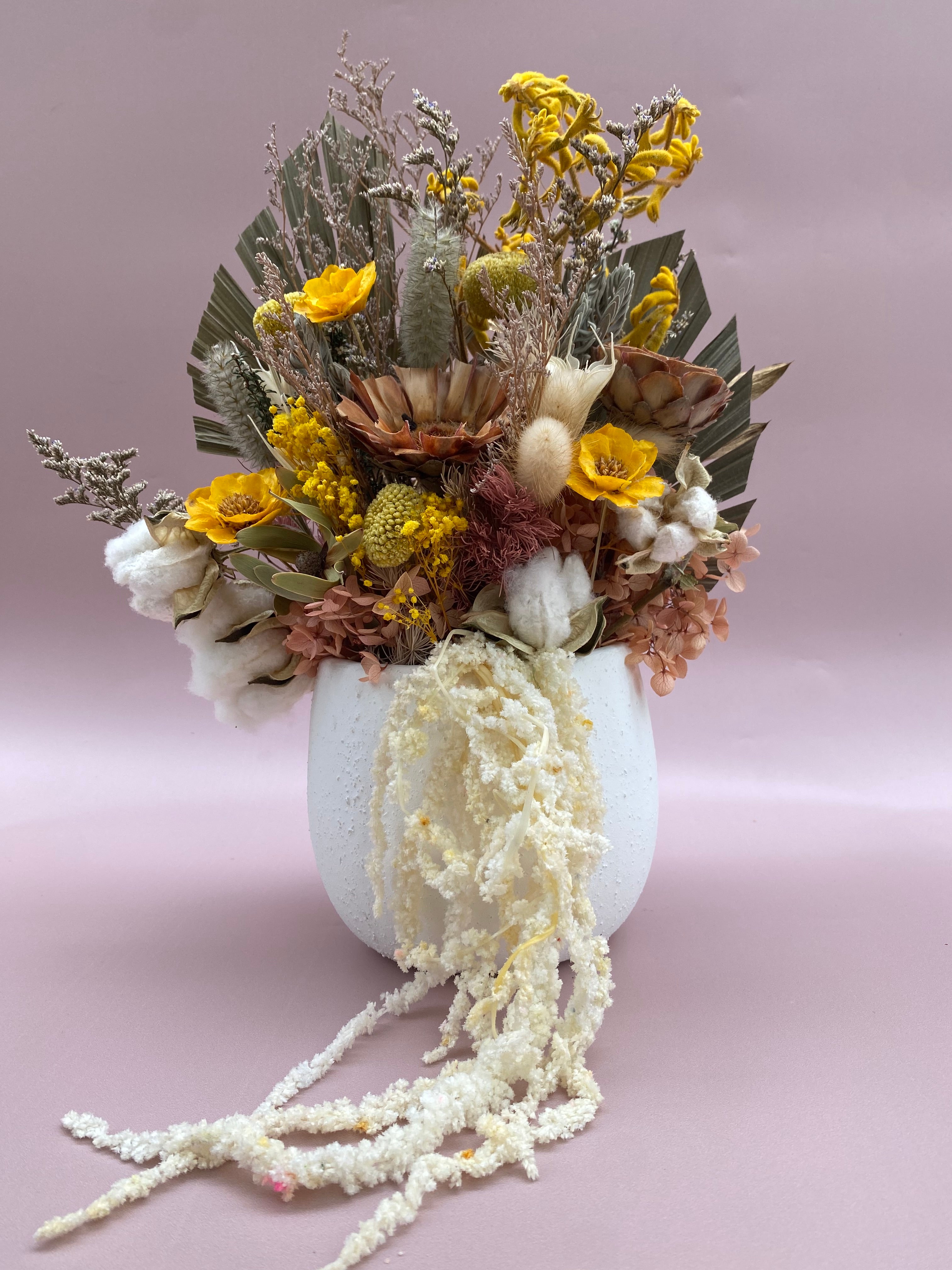 Dried Flower Arrangement Perth Florist Preserved Florals Same Day