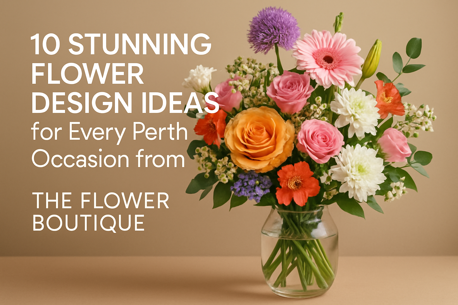 10 Stunning Flower Design Ideas for Every Perth Occasion from The Flower Boutique