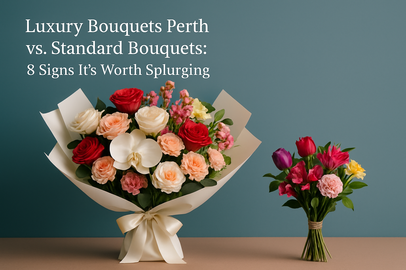 Luxury Bouquets Perth vs. Standard Bouquets: 8 Signs It’s Worth Splurging