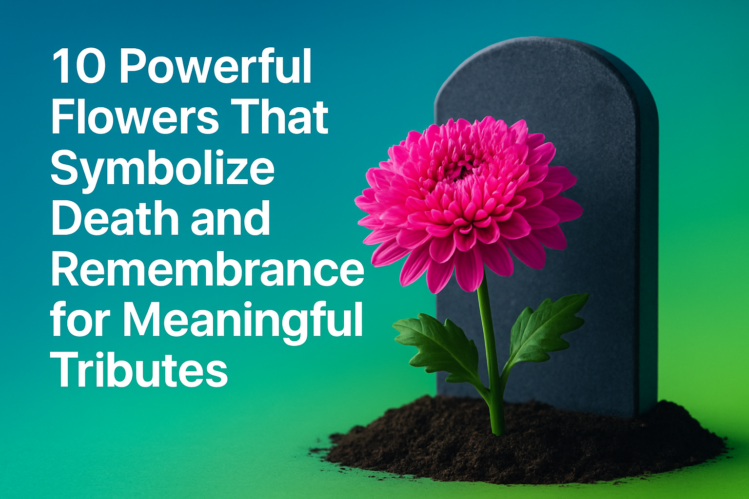 10 Powerful Flowers That Symbolize Death and Remembrance for Meaningful Tributes