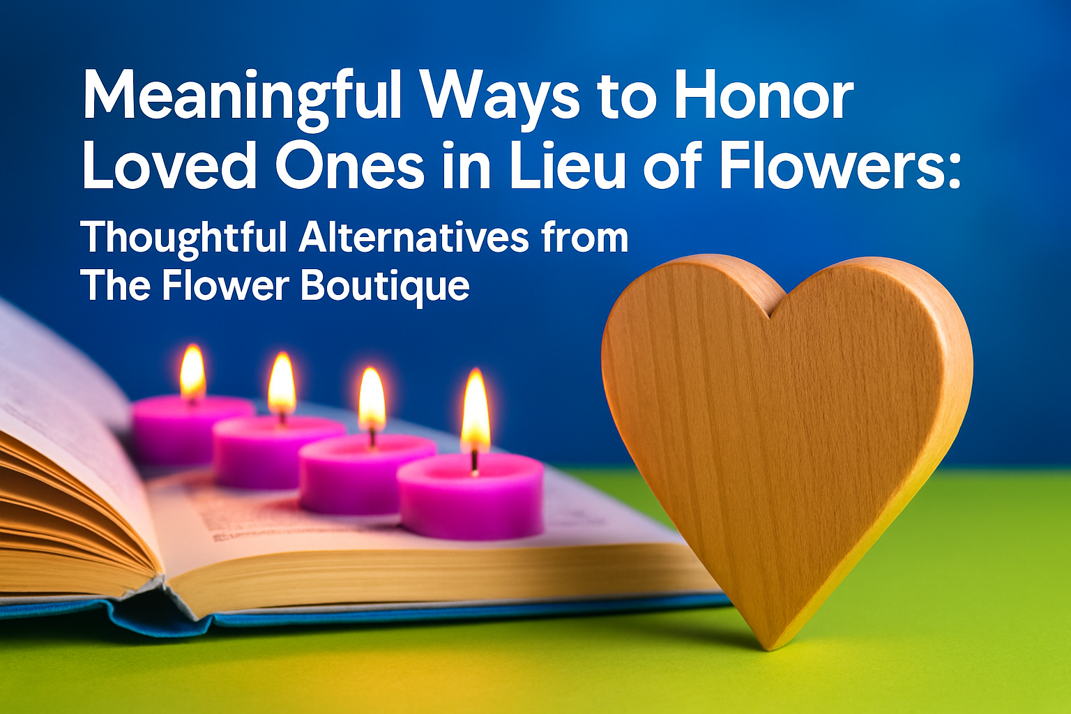 Meaningful Ways to Honor Loved Ones in Lieu of Flowers: Thoughtful Alternatives from The Flower Boutique