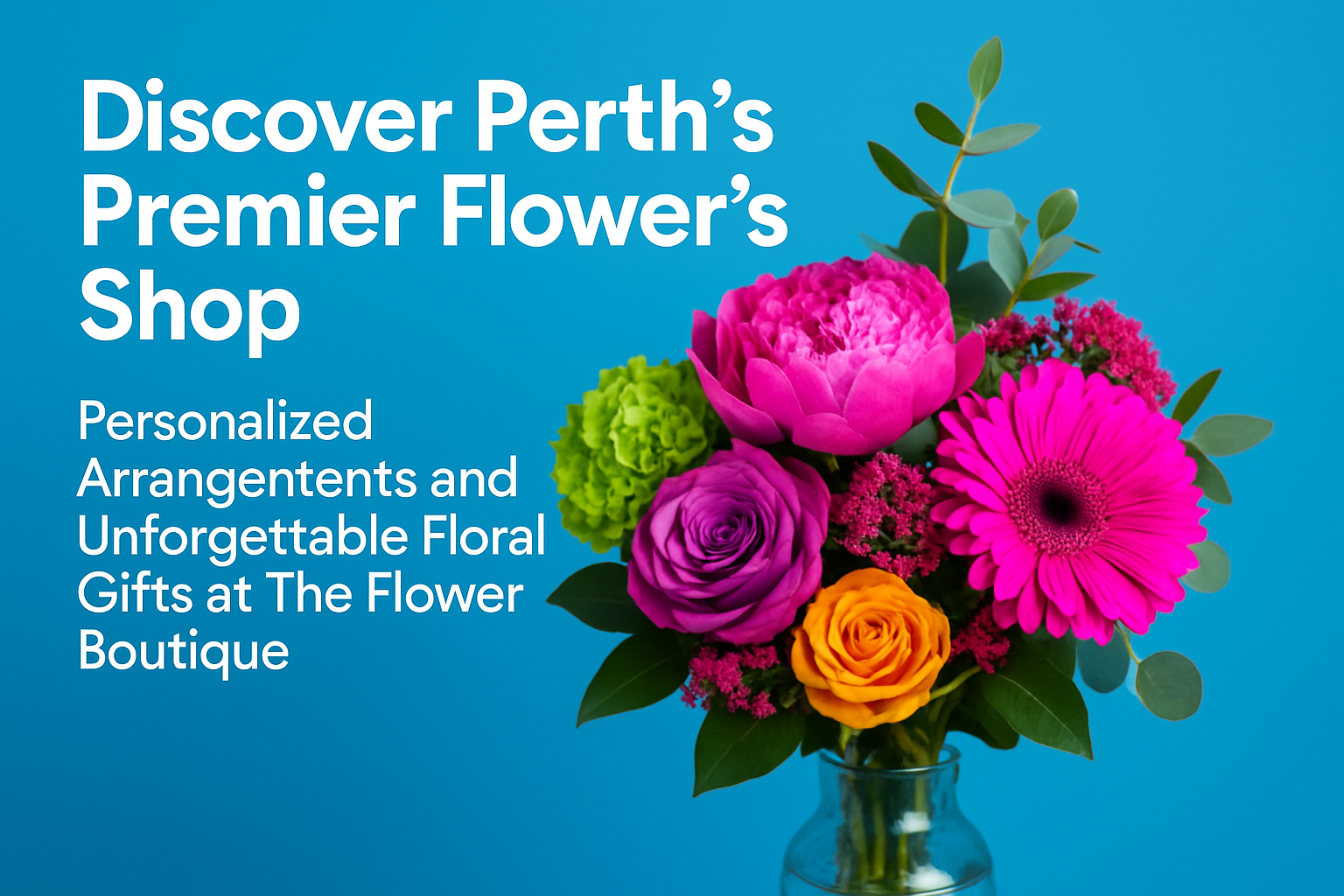 Discover Perth’s Premier Flower’s Shop: Personalized Arrangements and Unforgettable Floral Gifts at The Flower Boutique