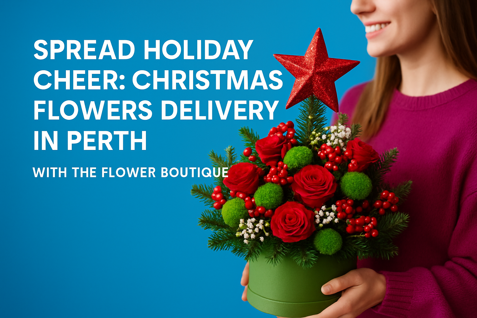 Spread Holiday Cheer: Christmas Flowers Delivery in Perth With The Flower Boutique