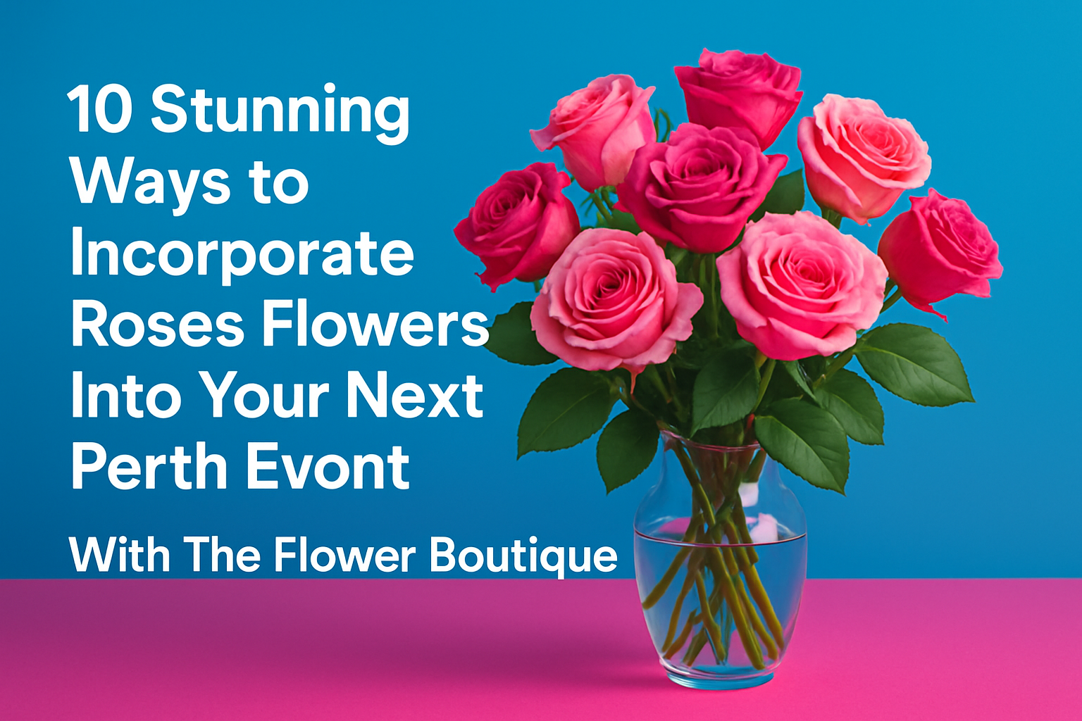 10 Stunning Ways to Incorporate Roses Flowers Into Your Next Perth Event With The Flower Boutique
