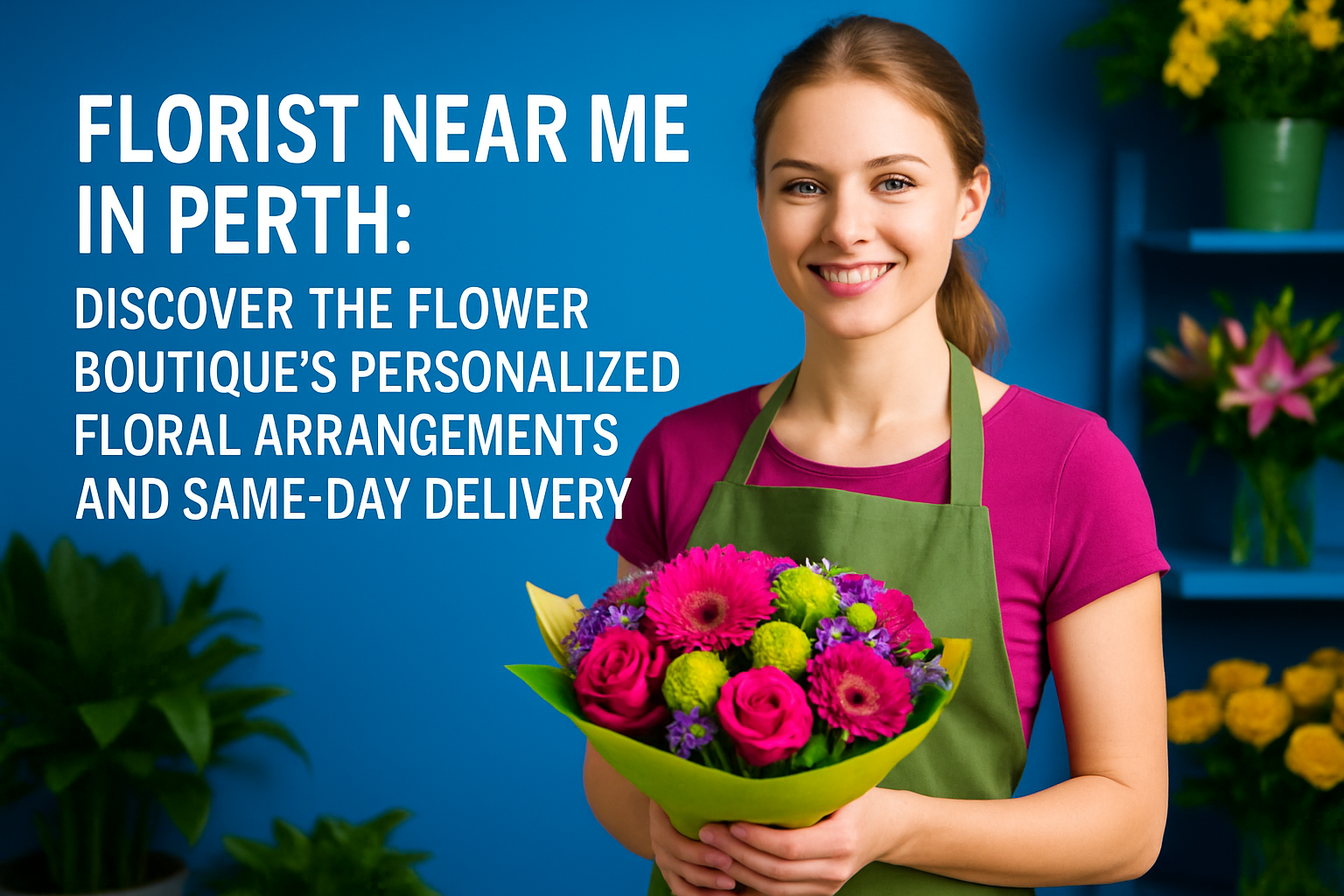 Florist Near Me in Perth: Discover The Flower Boutique’s Personalized Floral Arrangements and Same-Day Delivery