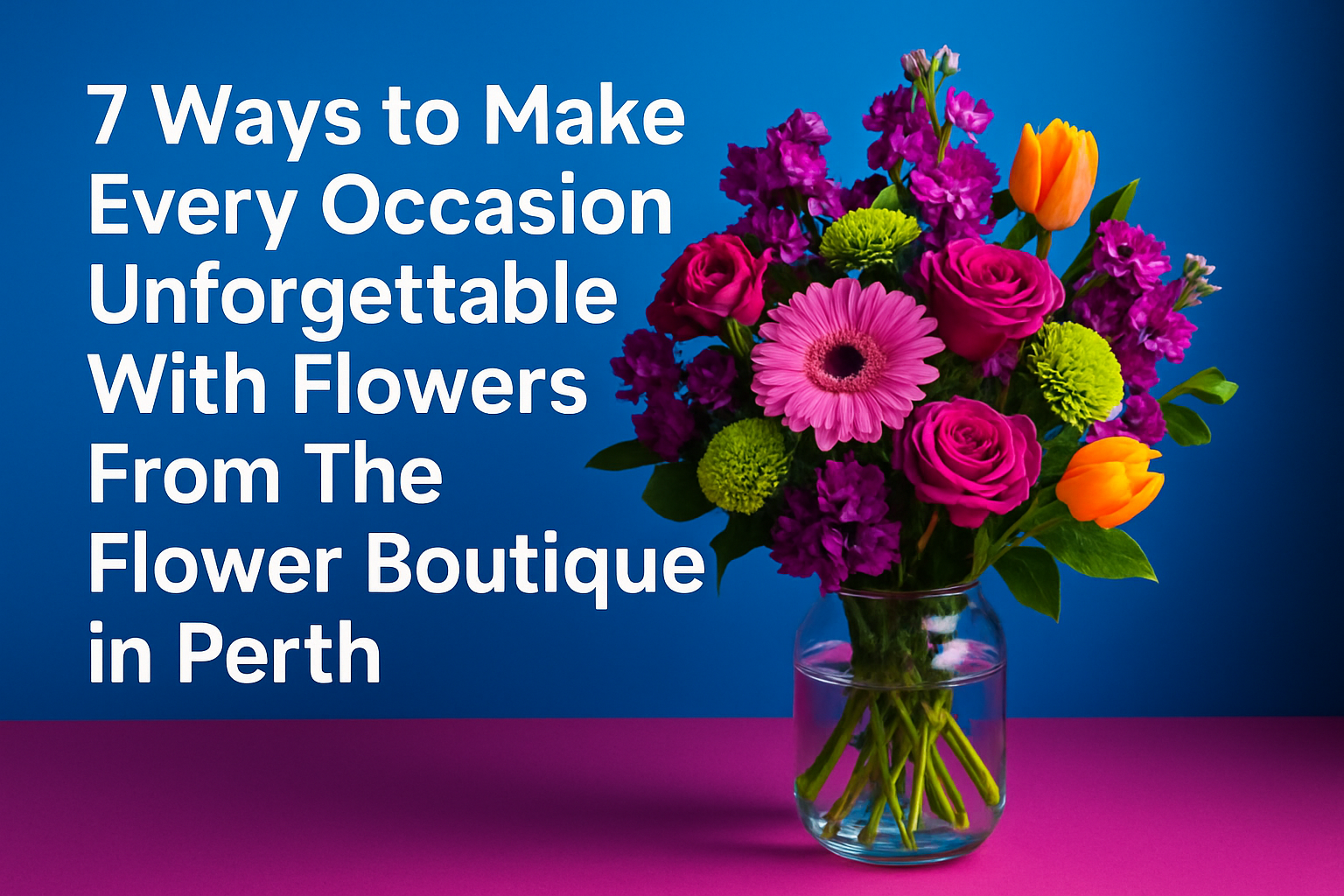 7 Ways to Make Every Occasion Unforgettable With Flowers From The Flower Boutique in Perth