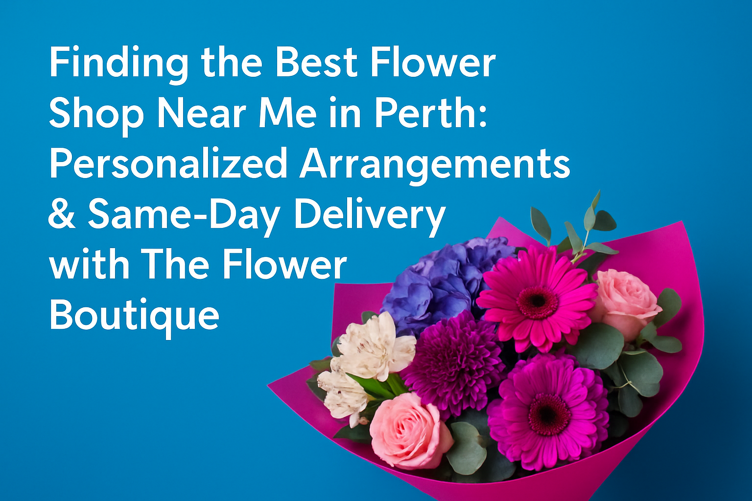 Finding the Best Flower Shop Near Me in Perth: Personalized Arrangements &amp; Same-Day Delivery with The Flower Boutique