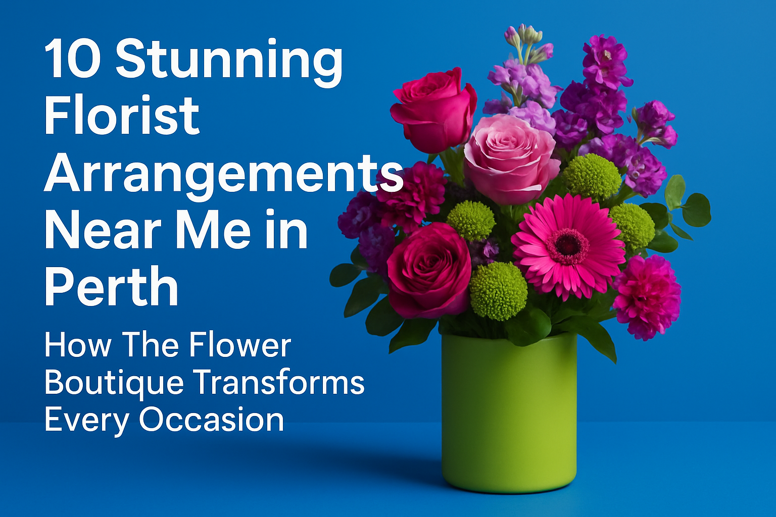 10 Stunning Florist Arrangements Near Me in Perth: How The Flower Boutique Transforms Every Occasion