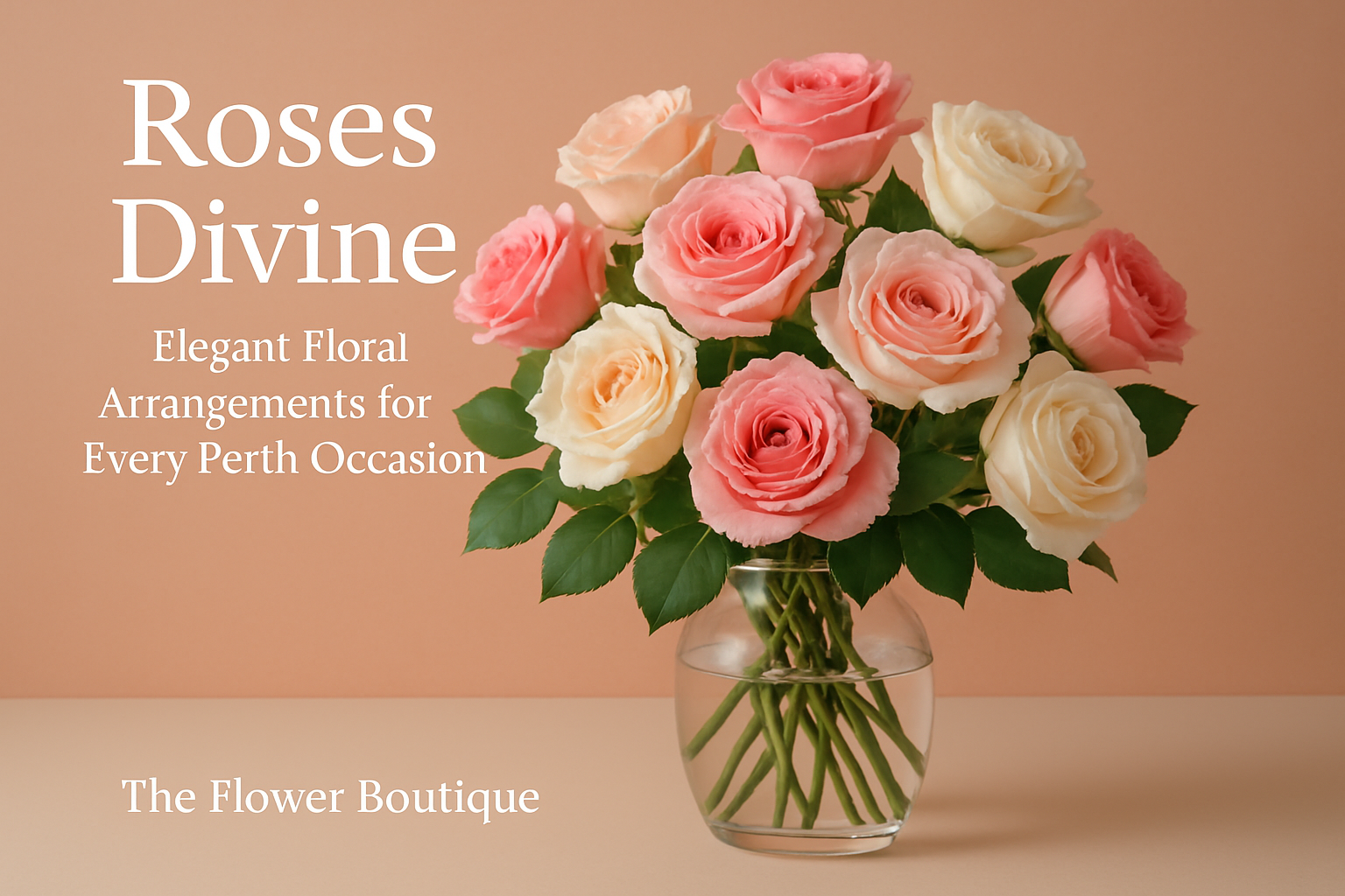 Roses Divine: Elegant Floral Arrangements for Every Perth Occasion by The Flower Boutique