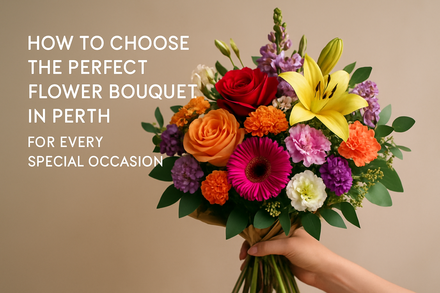 How to Choose the Perfect Flower Bouquet in Perth for Every Special Occasion