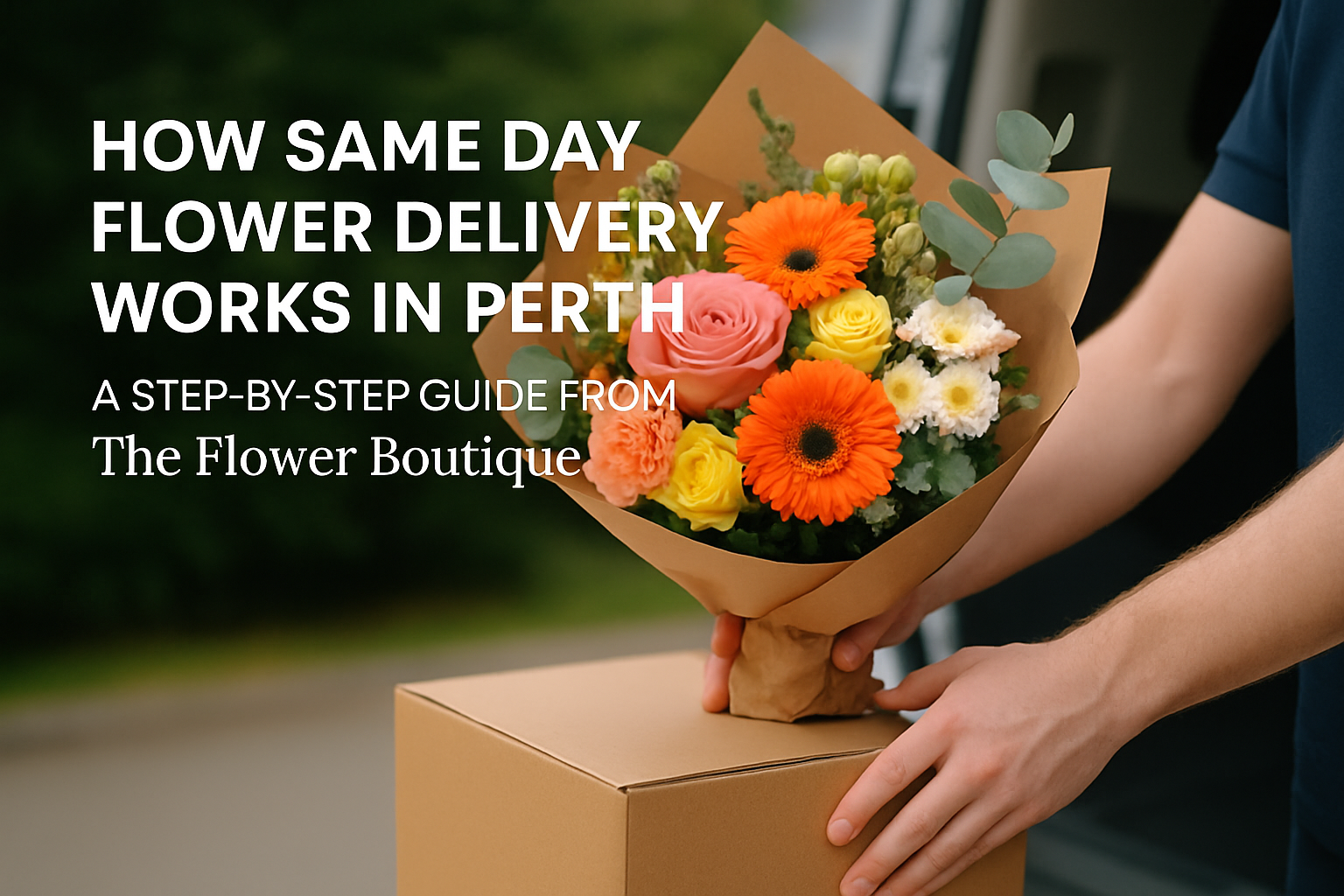 How Same Day Flower Delivery Works in Perth: A Step-by-Step Guide from The Flower Boutique