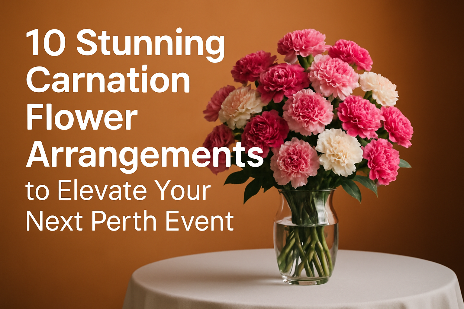 10 Stunning Carnation Flower Arrangements to Elevate Your Next Perth Event