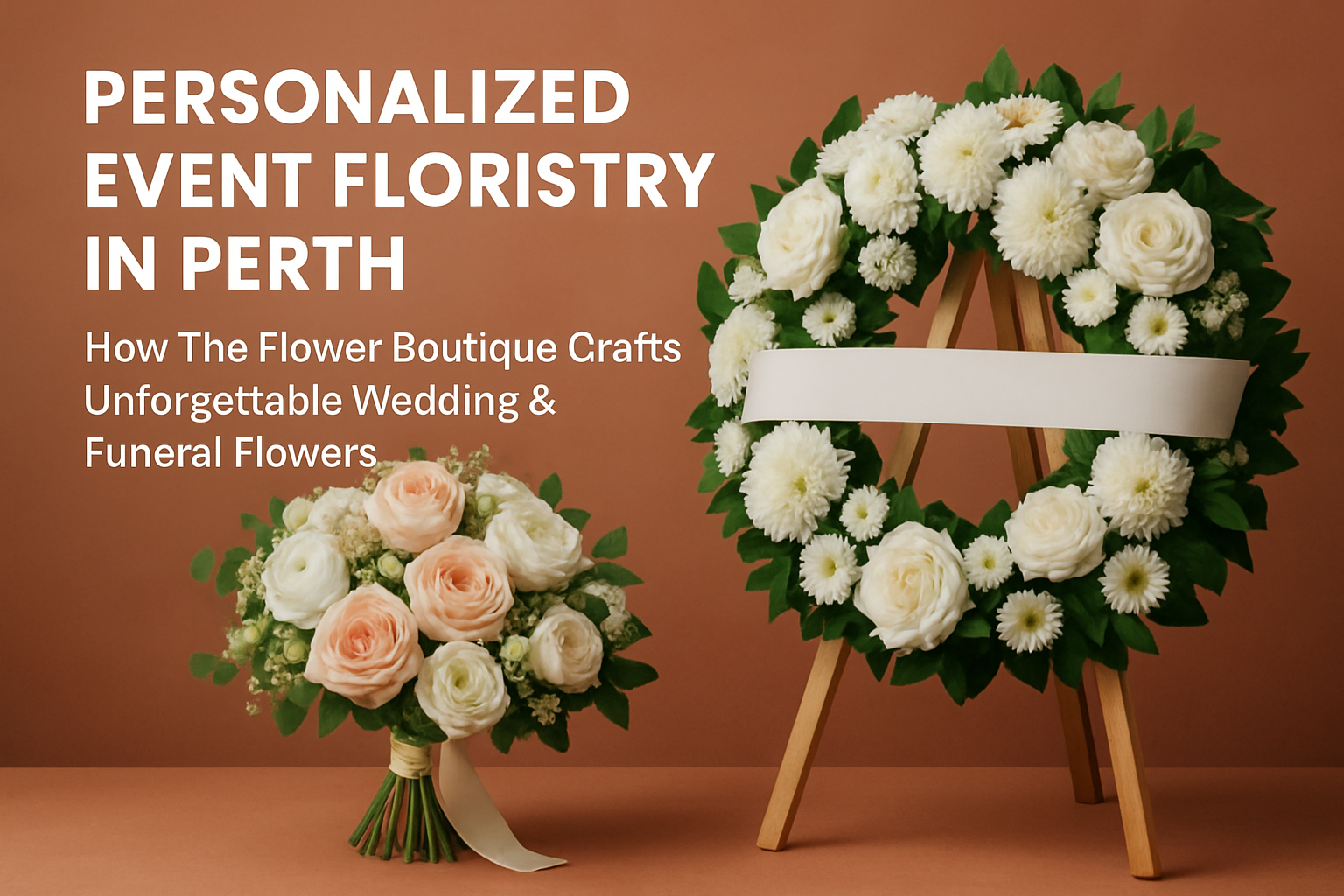 Personalized Event Floristry in Perth: How The Flower Boutique Crafts Unforgettable Wedding &amp; Funeral Flowers
