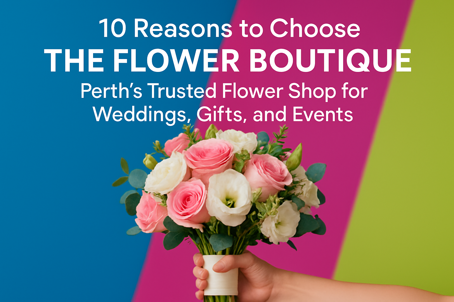 10 Reasons to Choose The Flower Boutique: Perth’s Trusted Flower Shop for Weddings, Gifts, and Events