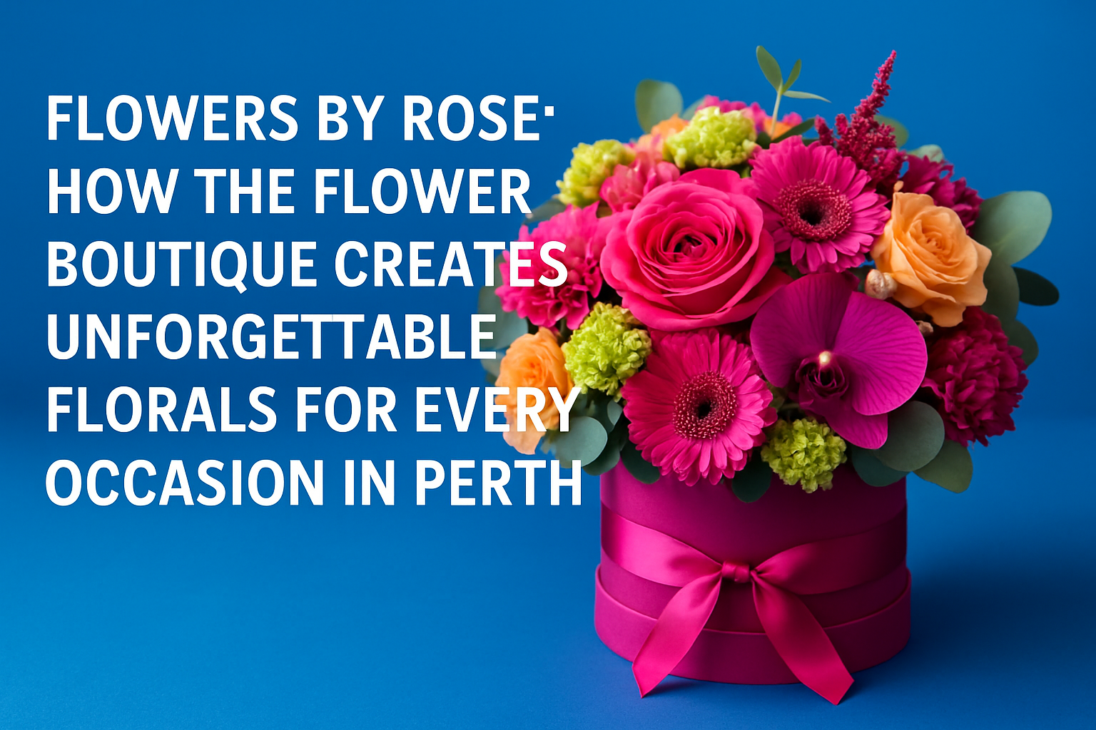 Flowers by Rose: How The Flower Boutique Creates Unforgettable Florals for Every Occasion in Perth