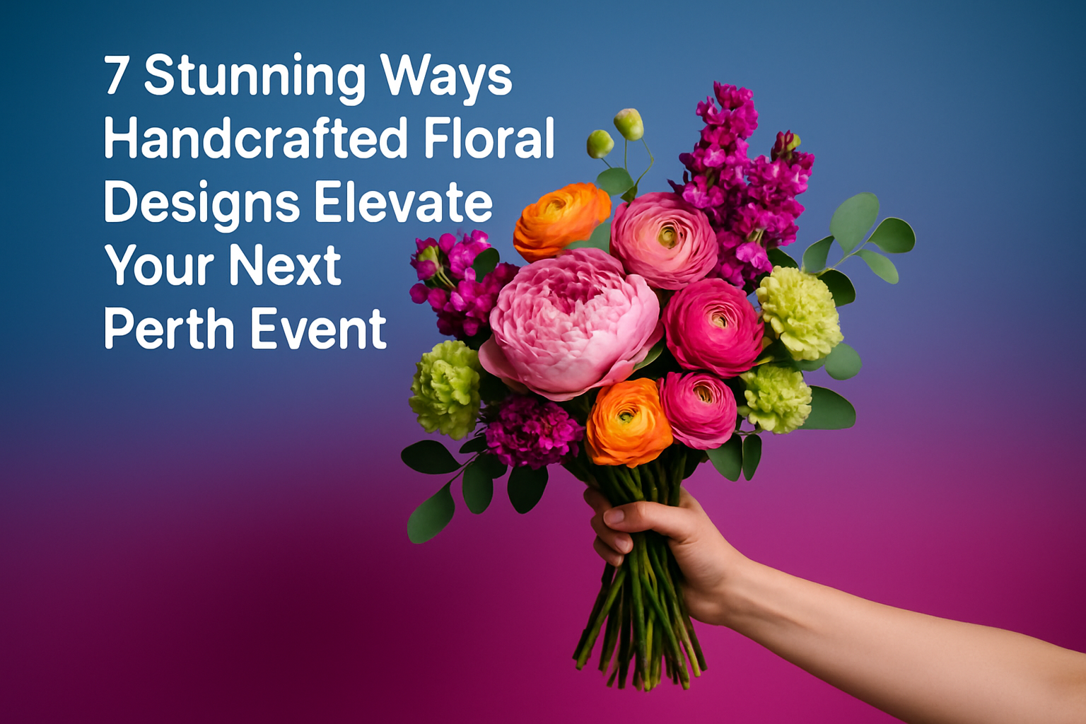 7 Stunning Ways Handcrafted Floral Designs Elevate Your Next Perth Event