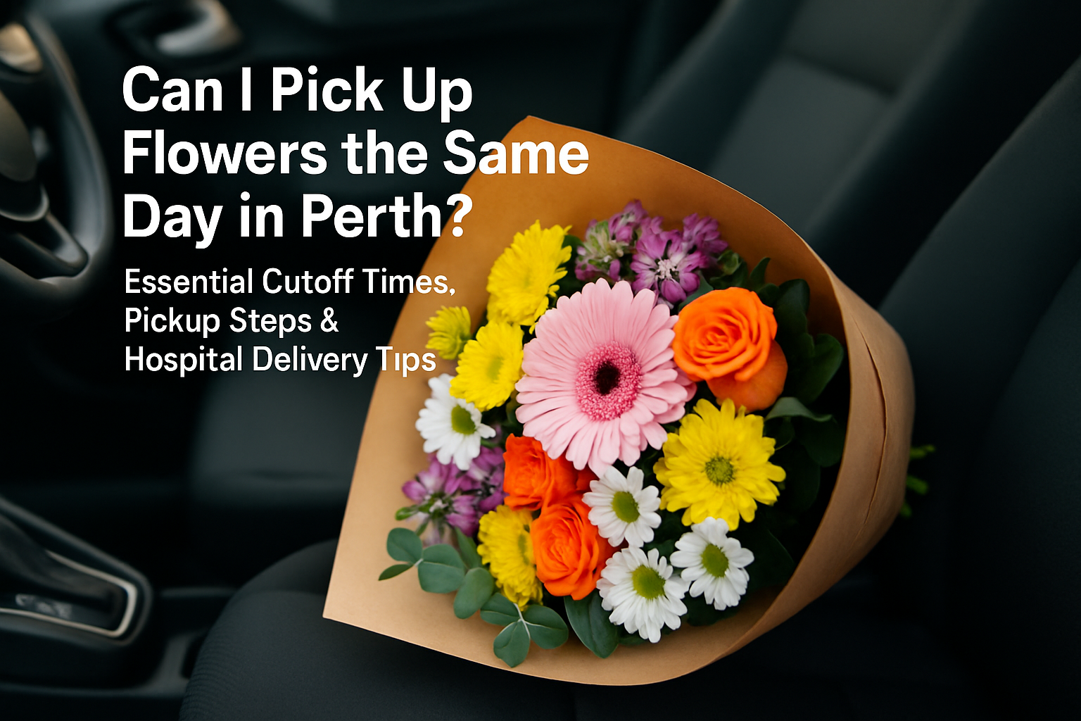 Can I Pick Up Flowers the Same Day in Perth? Essential Cutoff Times, Pickup Steps &amp; Hospital Delivery Tips