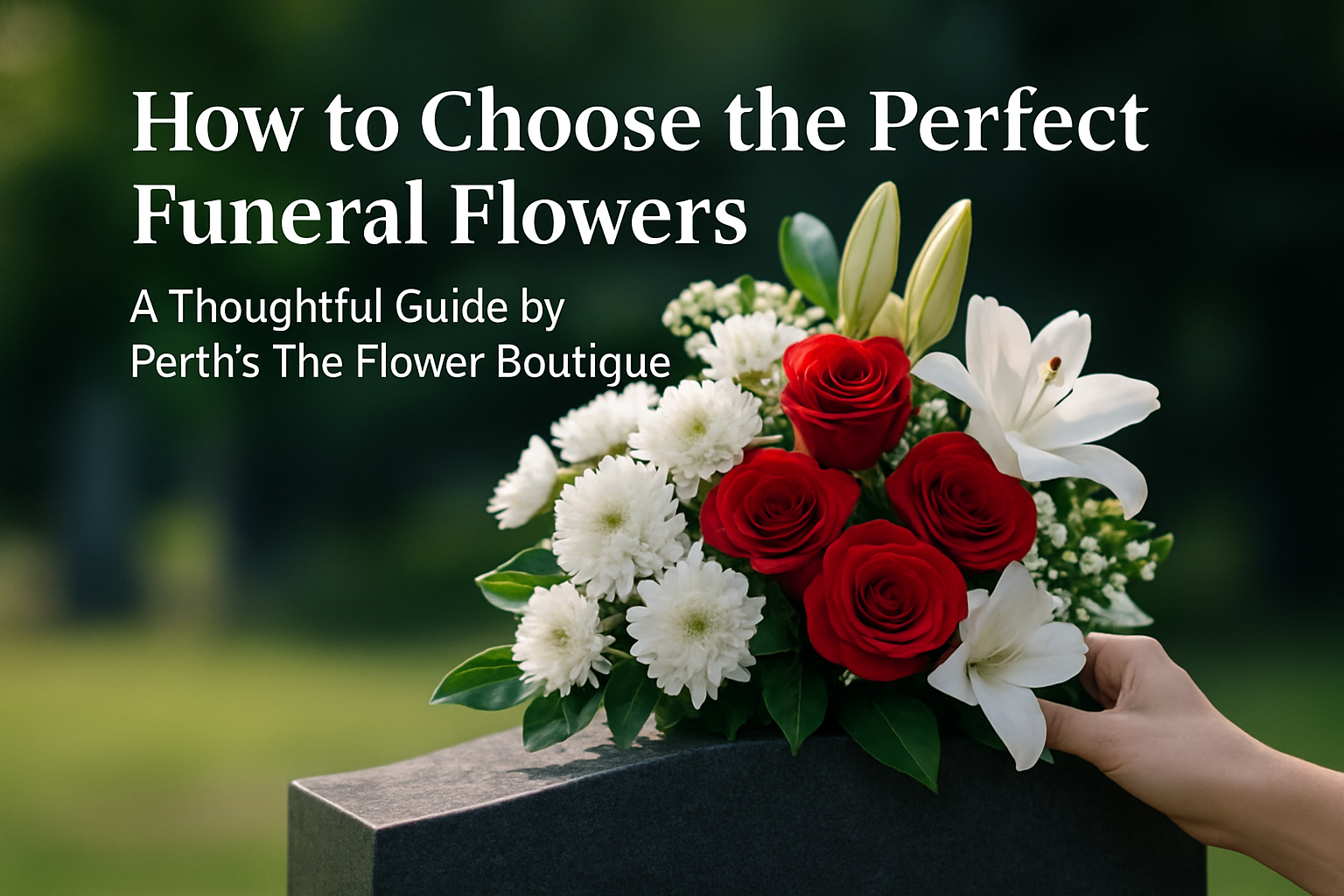 How to Choose the Perfect Funeral Flowers: A Thoughtful Guide by Perth’s The Flower Boutique