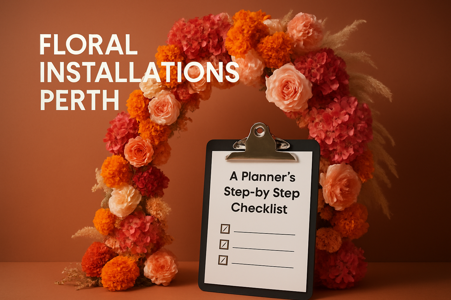 Floral Installations Perth: A Planner’s Step-by-Step Checklist for Show-Stopping Event &amp; Corporate Styling