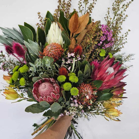 Vibrant Australian native flower bouquet for delivery in Perth, perfect for gifts and special occasions