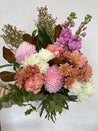 A Pink flower bouquet with roses and disbuds  for Same Day Delivery Perth by the Flower Boutique Florist in Ashby