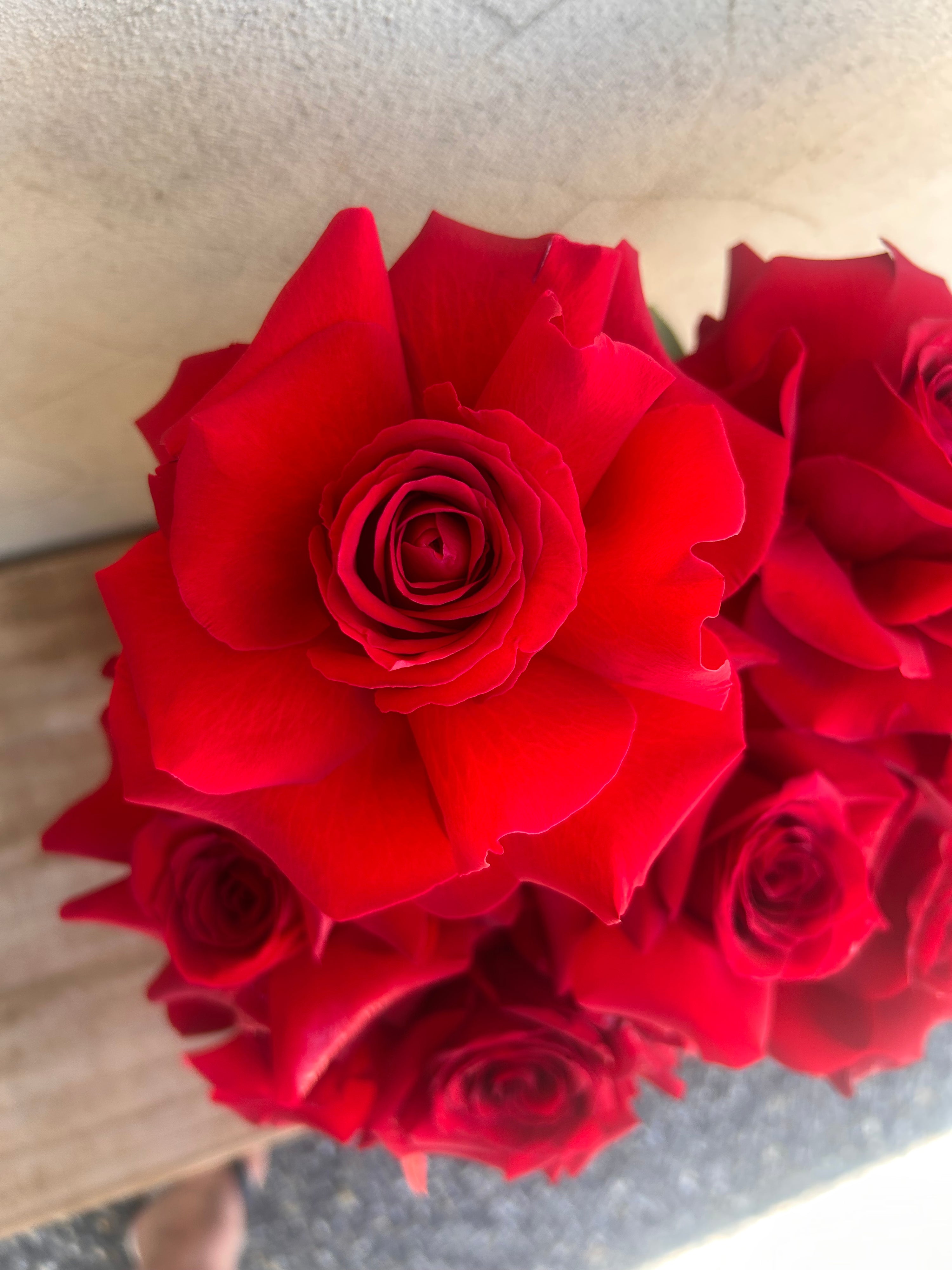 Bouquet of red rose in a premium flower box from The Flower Bouquet Perth